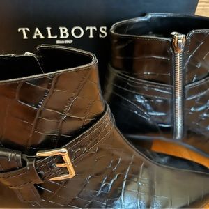 Talbots boots size 9 black